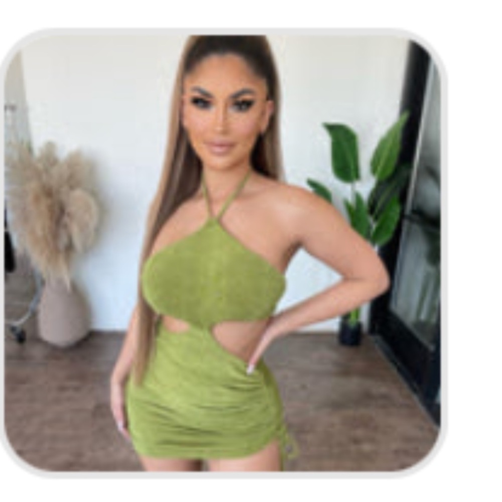 OOTDFASH Green dress size medium